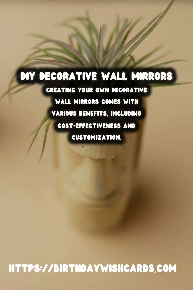 Create Stunning DIY Decorative Wall Mirrors to Elevate Your Home Decor