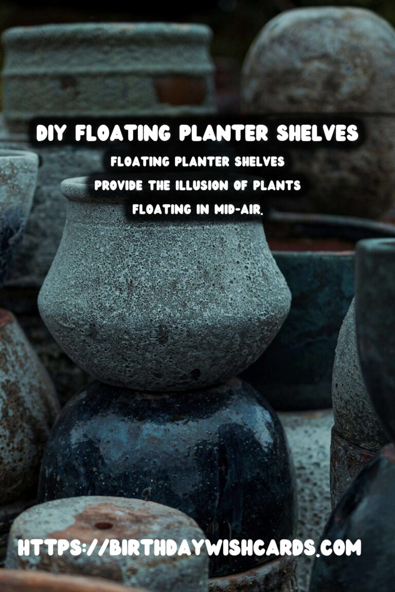 Create Stunning DIY Floating Planter Shelves for a Minimalist Look