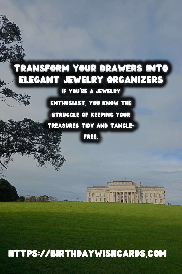 Create Stunning DIY Jewelry Organizers from Drawer Dividers