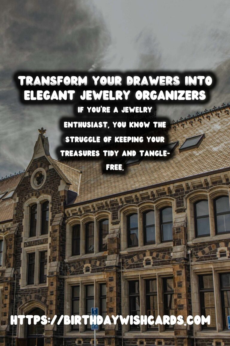 Create Stunning DIY Jewelry Organizers from Drawer Dividers