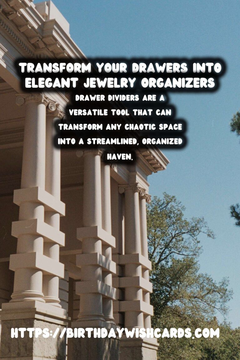 Create Stunning DIY Jewelry Organizers from Drawer Dividers