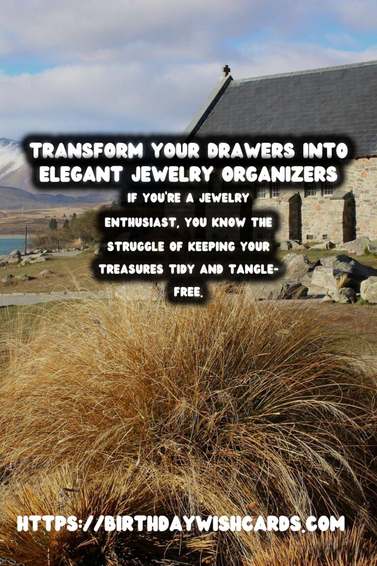 Create Stunning DIY Jewelry Organizers from Drawer Dividers