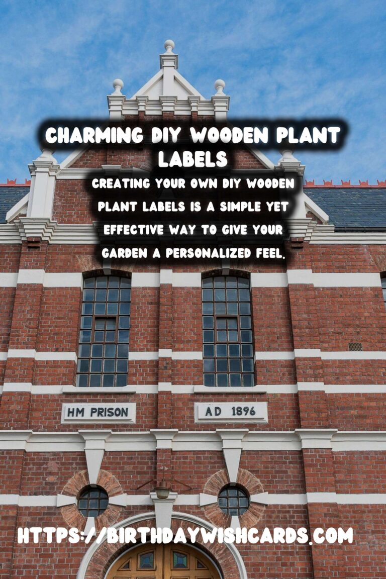 Create Unique Garden Accents with DIY Wooden Plant Labels