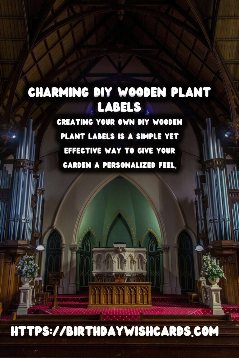 Create Unique Garden Accents with DIY Wooden Plant Labels