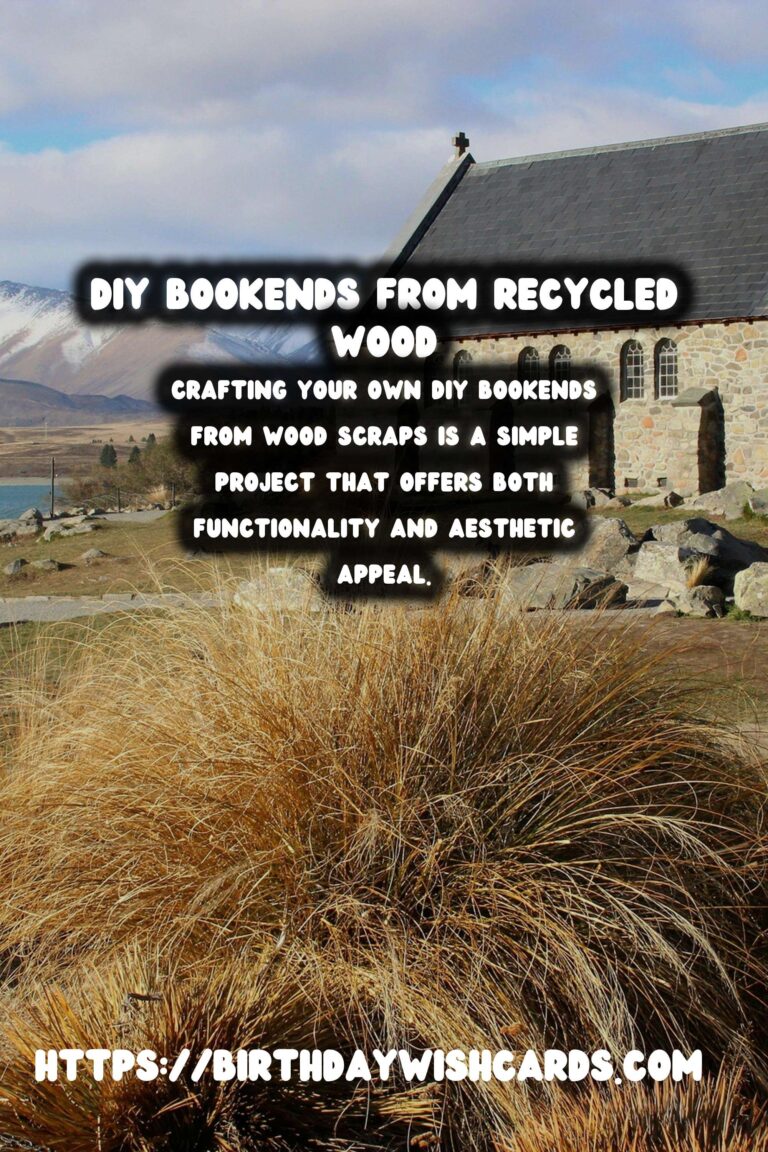 Create Your Own DIY Bookends from Wood Scraps