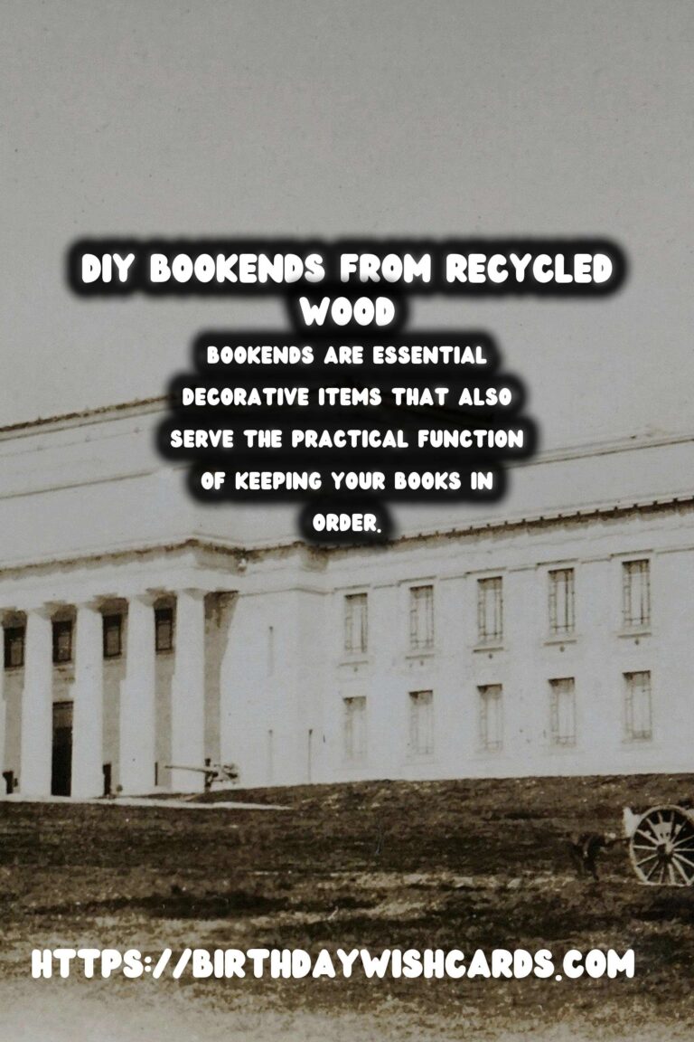 Create Your Own DIY Bookends from Wood Scraps