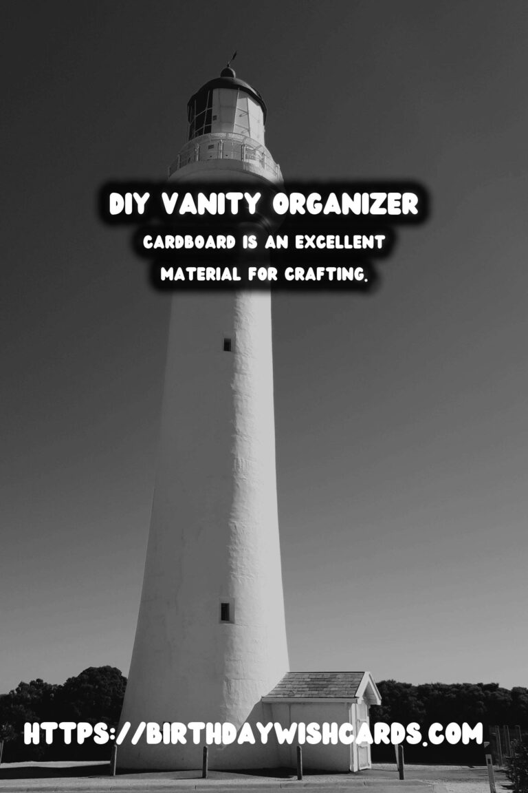 Create Your Own DIY Vanity Organizers with Cardboard