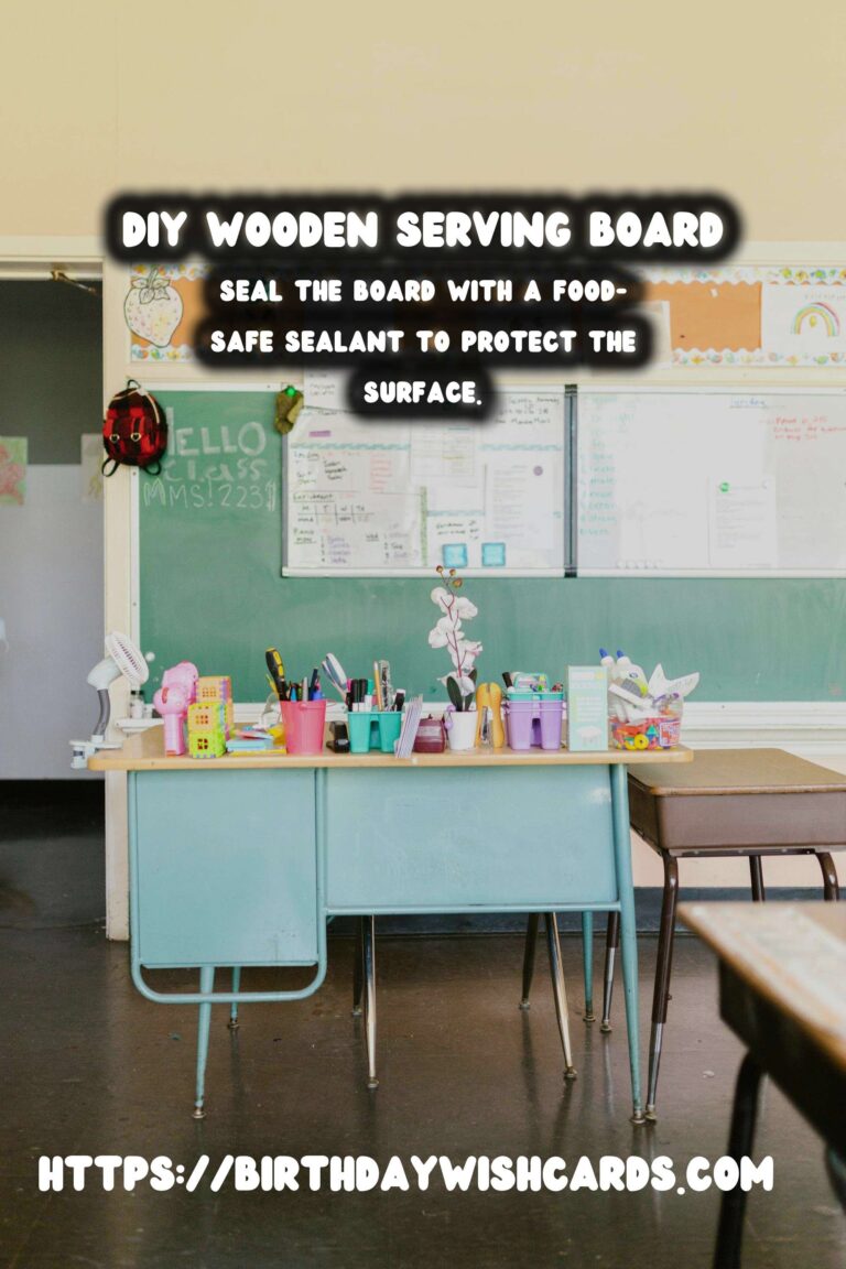 Create Your Own DIY Wooden Serving Board with Custom Stencil