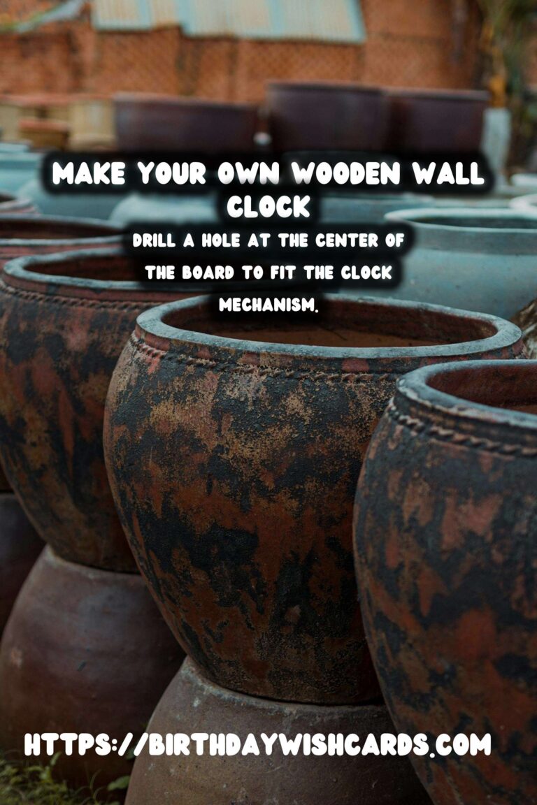 Create Your Own DIY Wooden Wall Clock: A Step-by-Step Guide