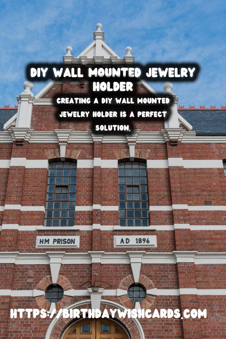 Create Your Own Elegant DIY Wall Mounted Jewelry Holder