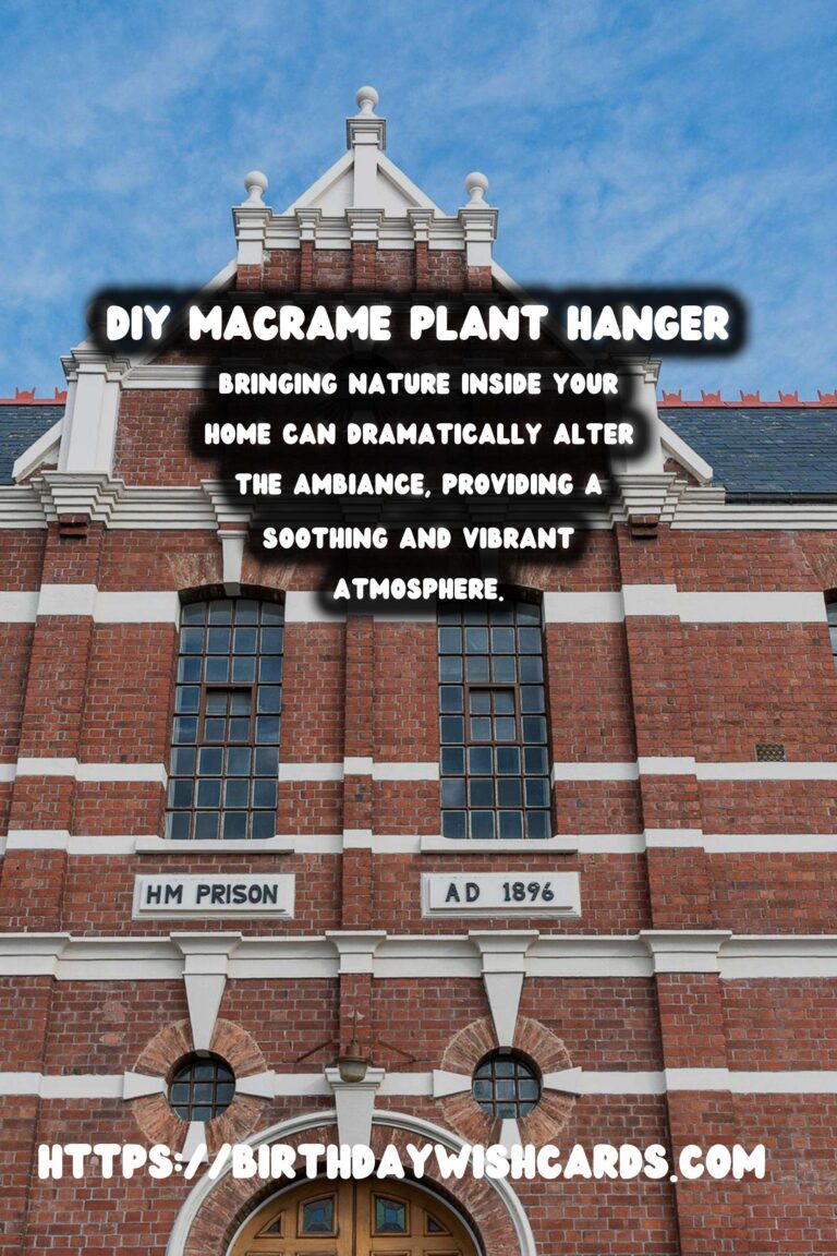 Create Your Own Stylish DIY Macrame Plant Hanger for Wall Decor