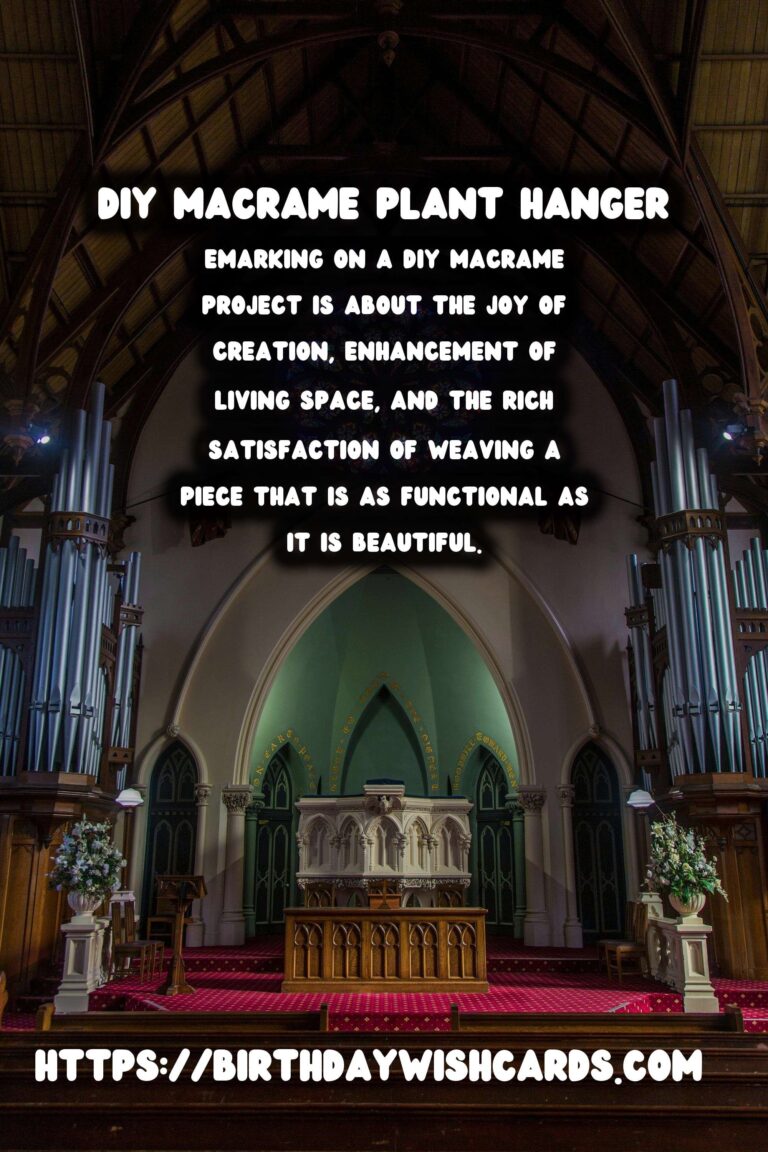 Create Your Own Stylish DIY Macrame Plant Hanger for Wall Decor