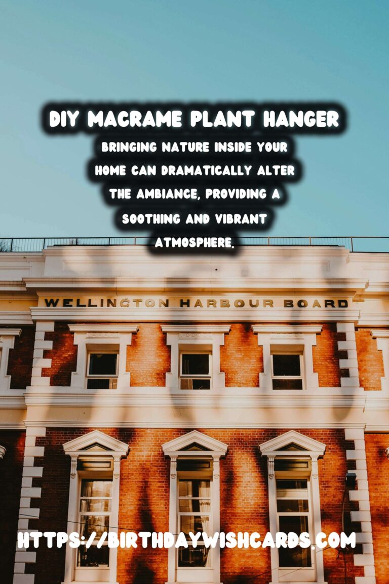 Create Your Own Stylish DIY Macrame Plant Hanger for Wall Decor