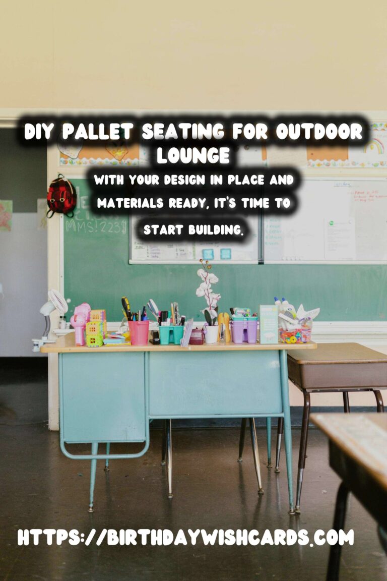Create Your Summer Outdoor Lounge Area with DIY Pallet Seating