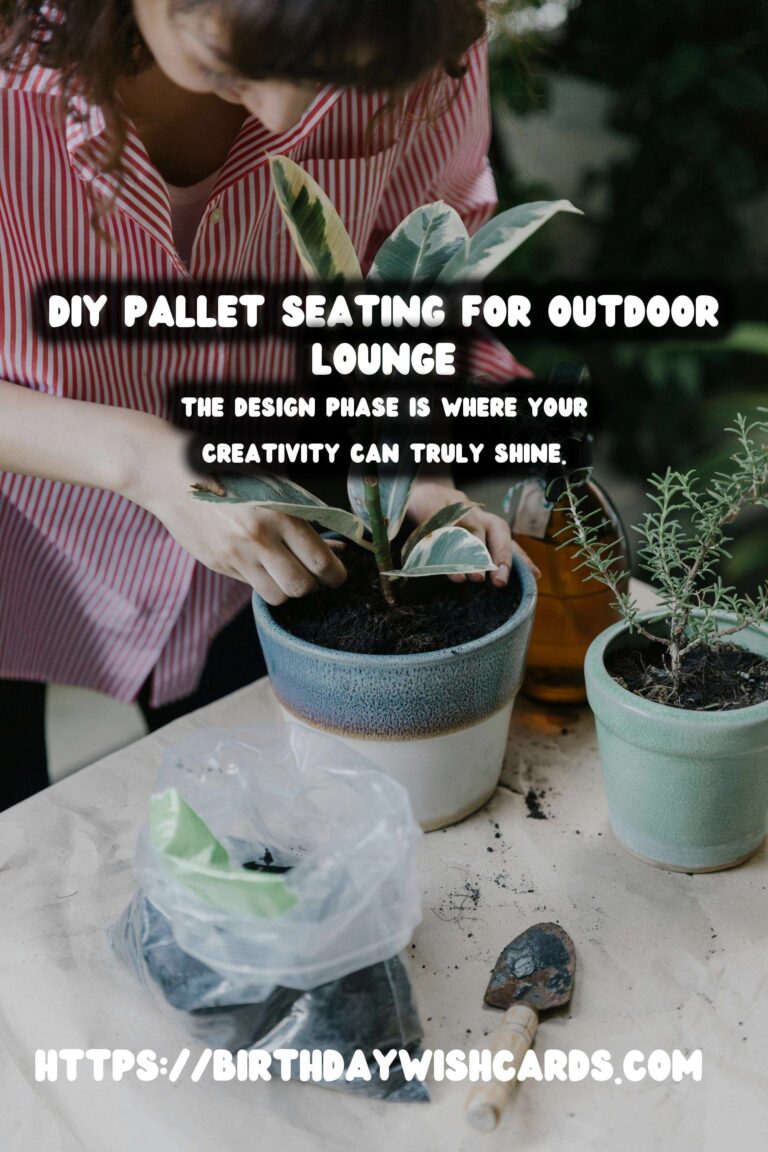Create Your Summer Outdoor Lounge Area with DIY Pallet Seating