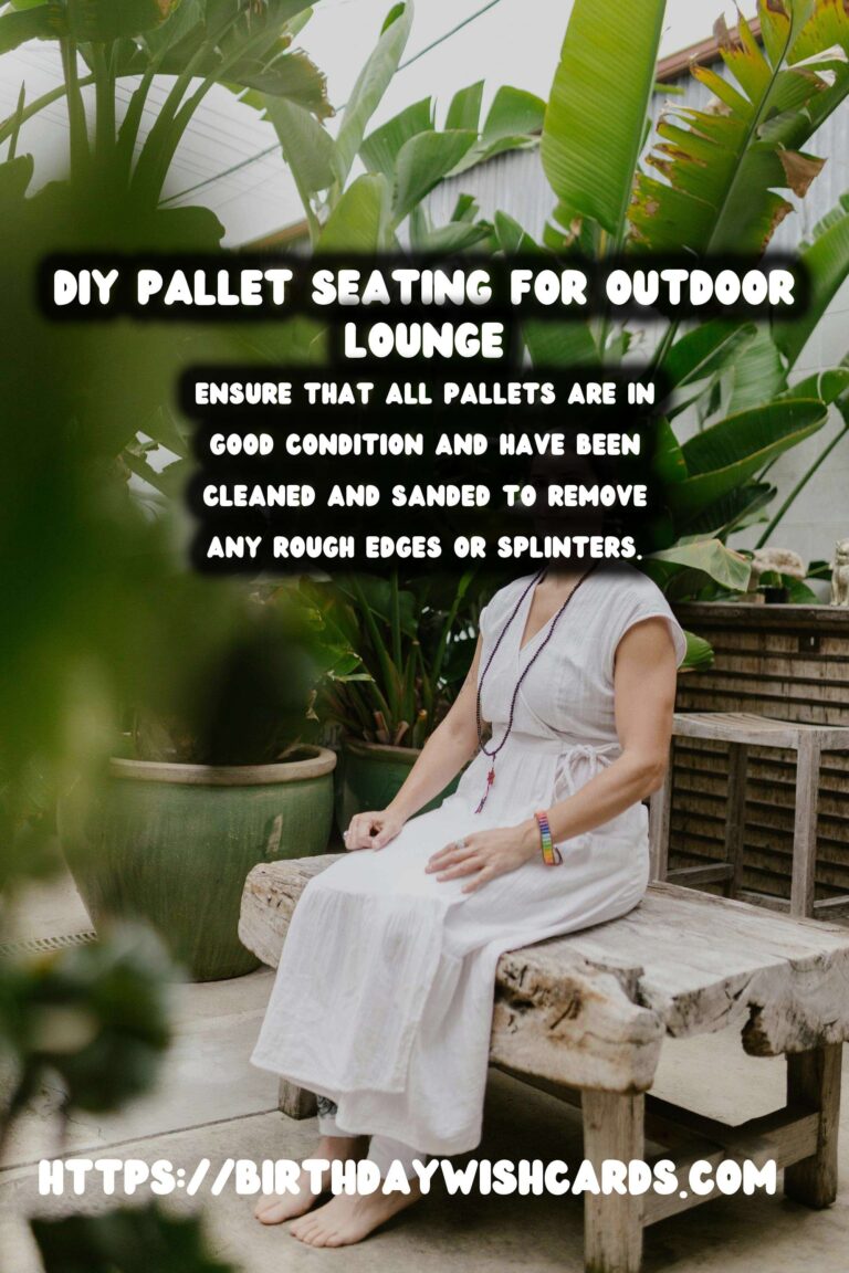 Create Your Summer Outdoor Lounge Area with DIY Pallet Seating