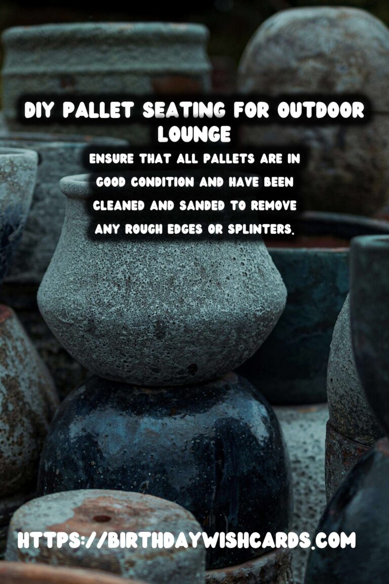 Create Your Summer Outdoor Lounge Area with DIY Pallet Seating