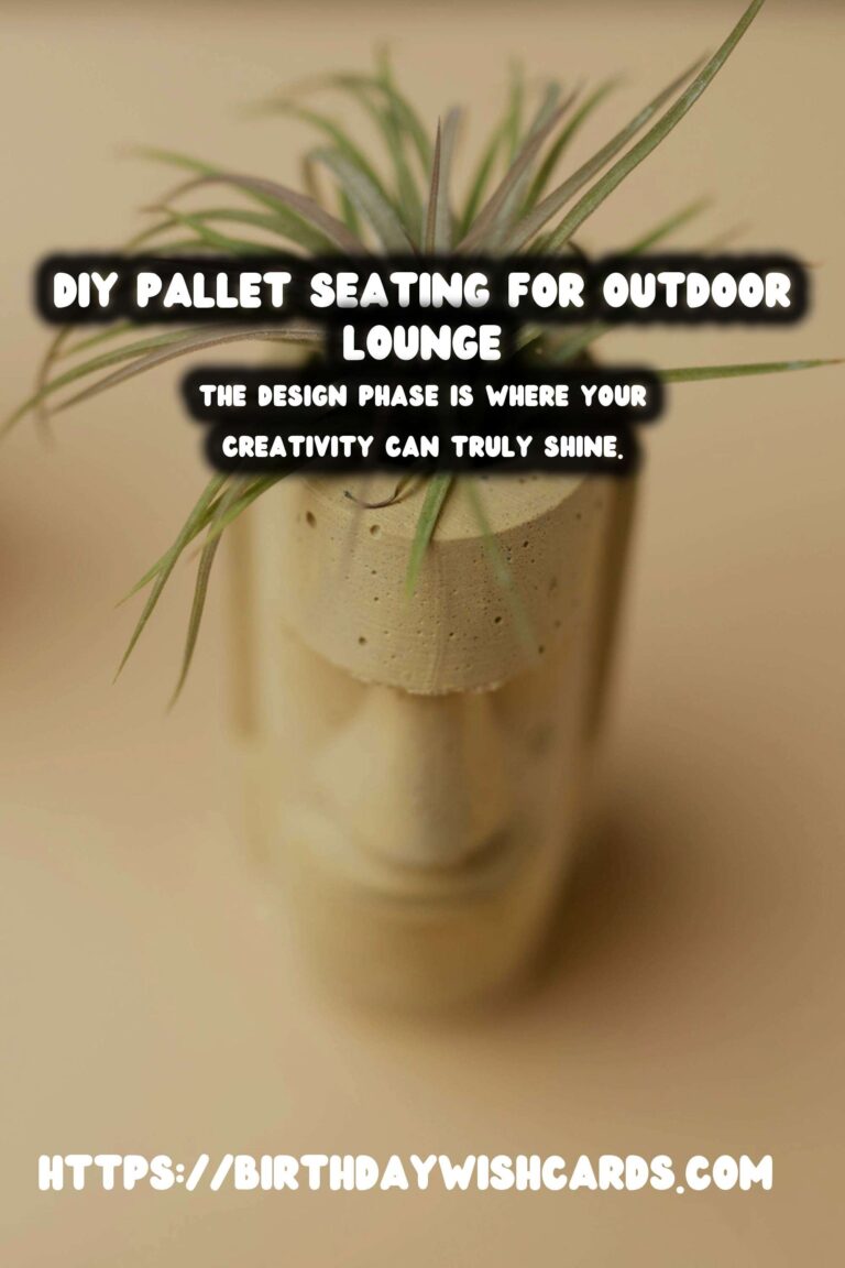 Create Your Summer Outdoor Lounge Area with DIY Pallet Seating