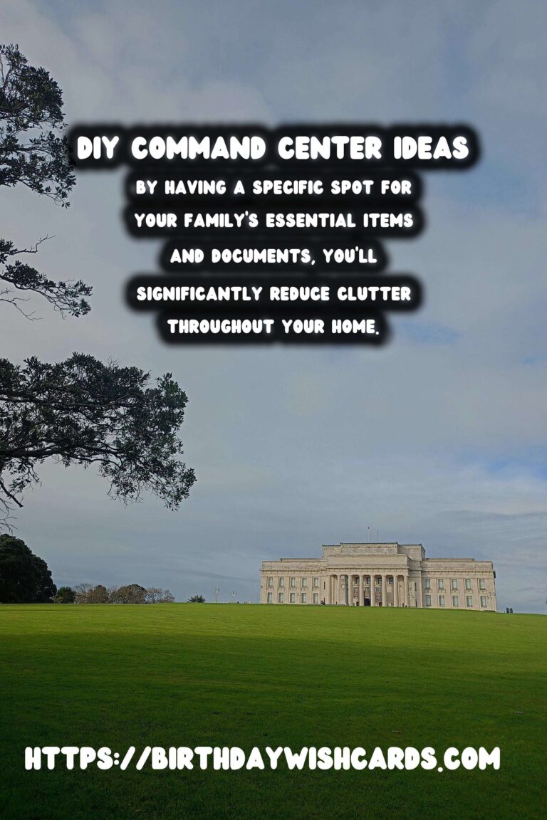 Create a DIY Command Center for a Tidy Home: Your Ultimate Guide