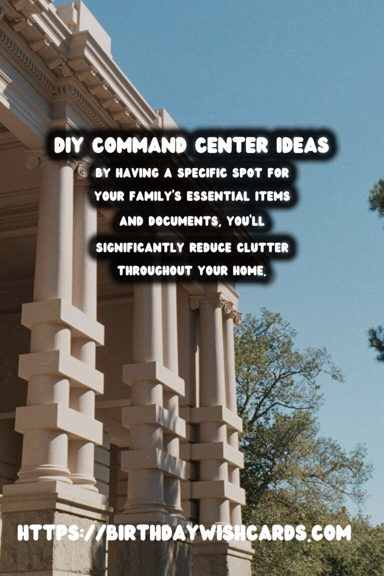 Create a DIY Command Center for a Tidy Home: Your Ultimate Guide