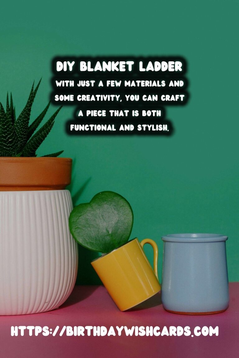 Create a Stylish DIY Decorative Ladder for Blankets