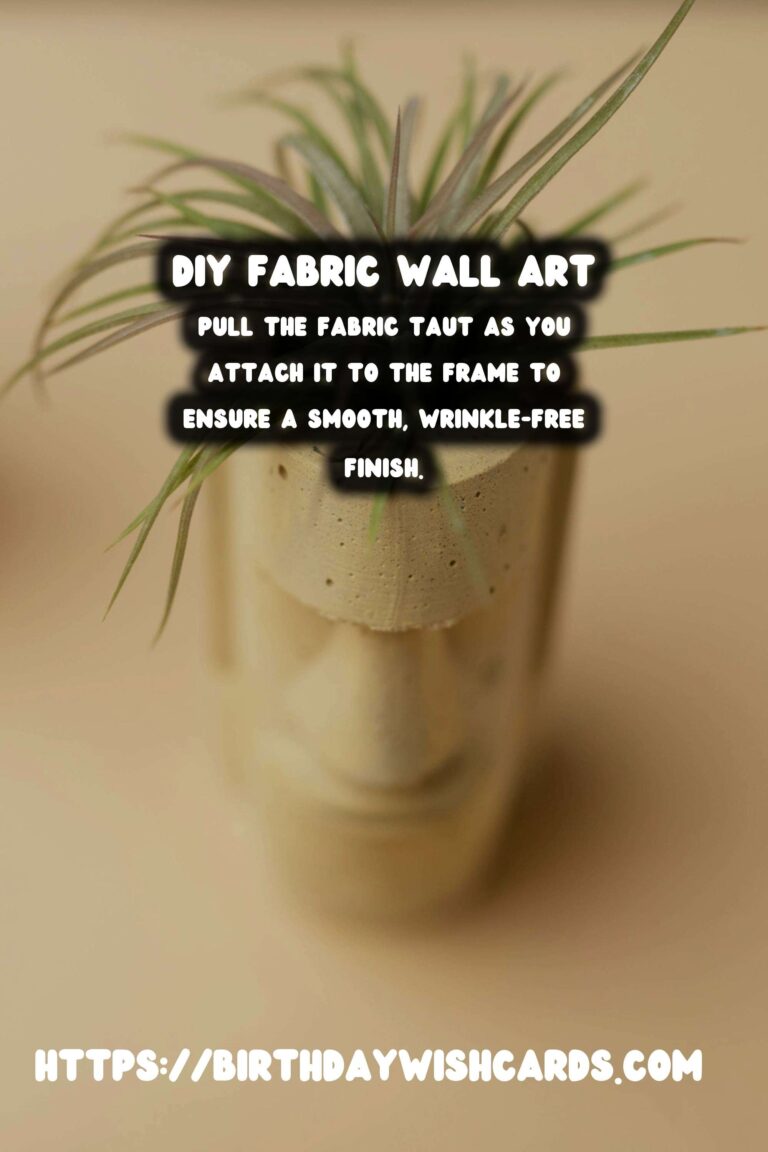 Creating Stunning DIY Fabric Wall Art for Your Home
