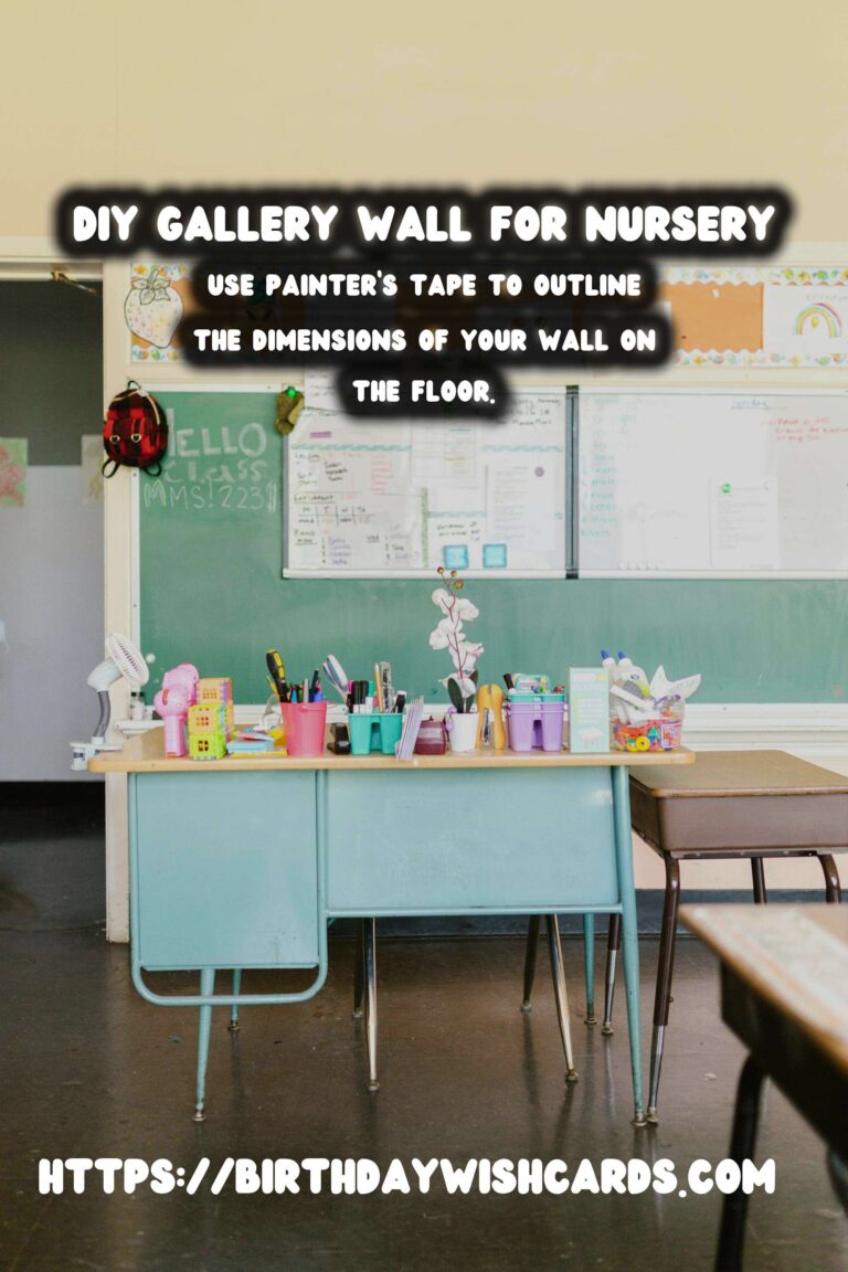 Creating a DIY Gallery Wall for Your Nursery: A Step-by-Step Guide