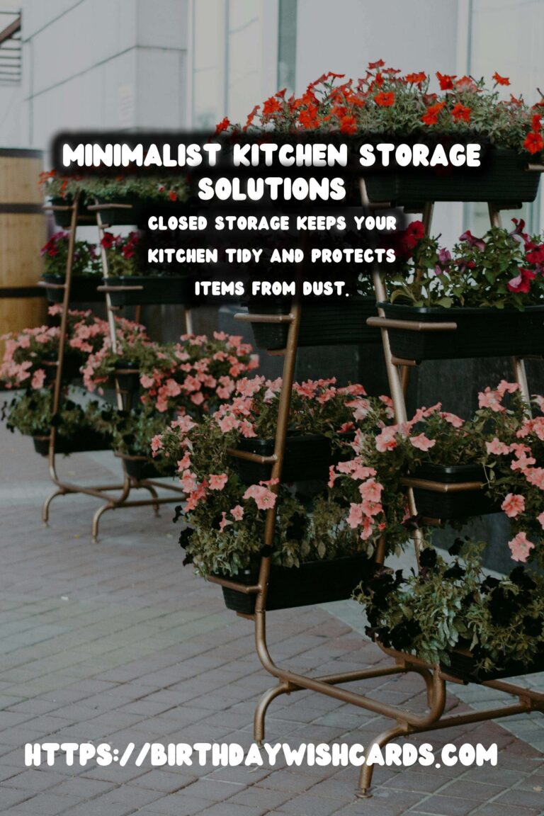 Creating a Minimalist Kitchen with Open and Closed Storage for Optimal Organization