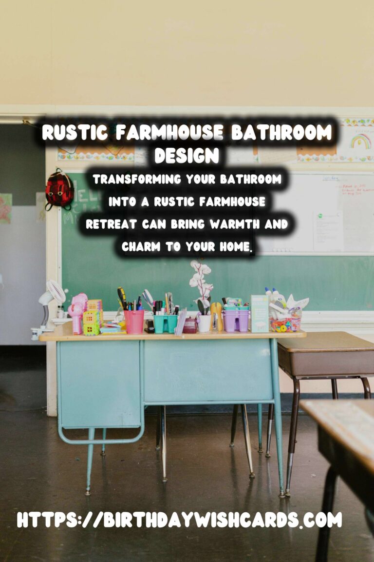 Creating a Rustic Farmhouse Bathroom: Timeless Design Tips