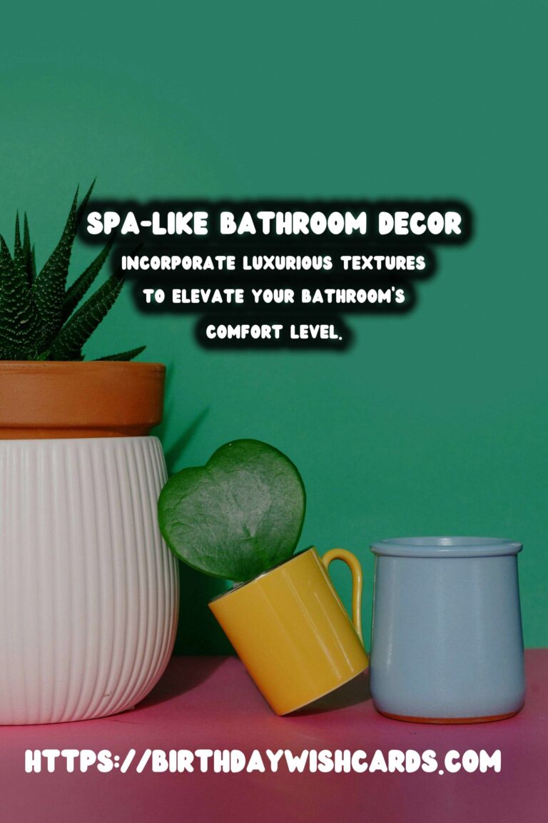 Creating a Spa-Like Bathroom with DIY Decor