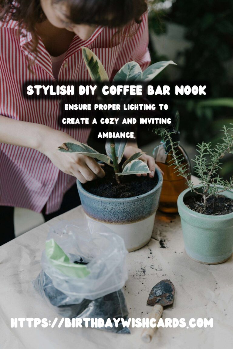 Creating the Perfect DIY Coffee Bar Nook for Your Home