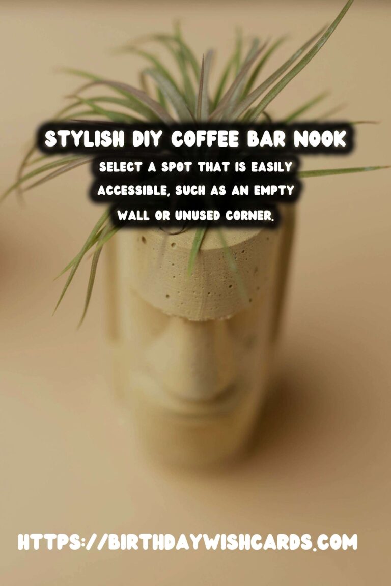 Creating the Perfect DIY Coffee Bar Nook for Your Home