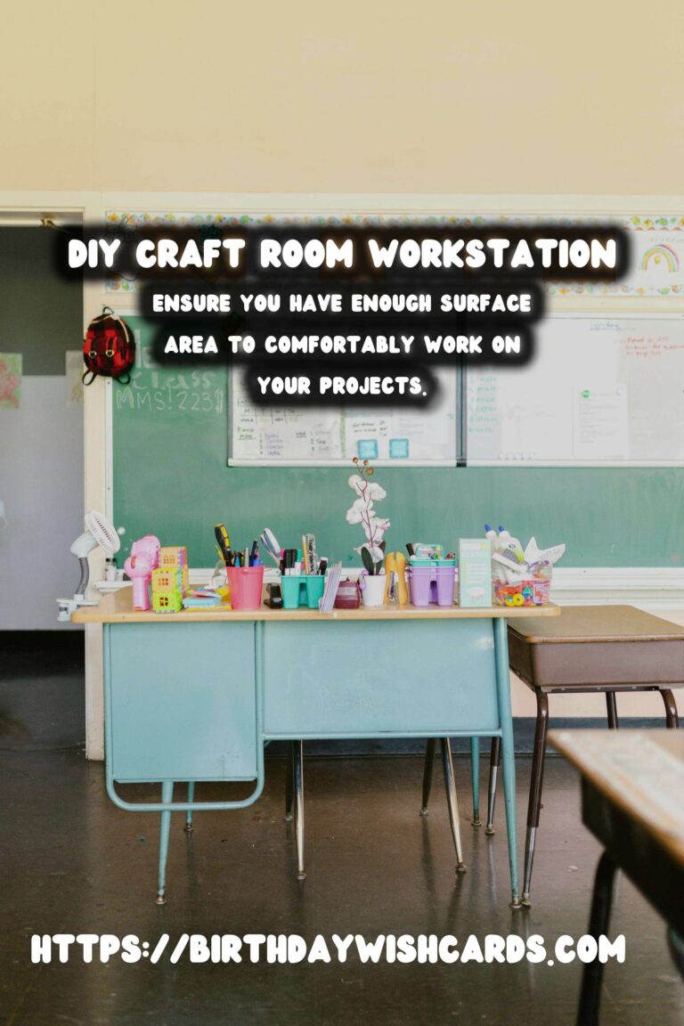 Creating the Ultimate DIY Craft Room Workstation
