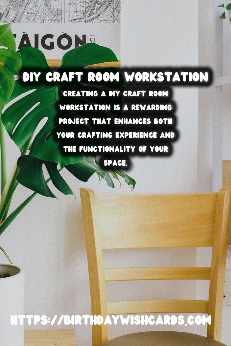 Creating the Ultimate DIY Craft Room Workstation