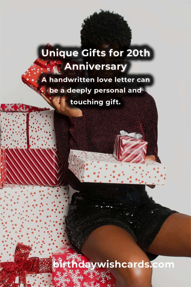 Creative 20th Anniversary Gifts for Lasting Love