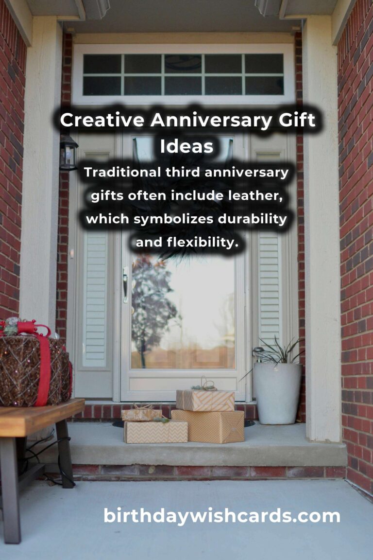 Creative 3rd Anniversary Gift Ideas for Couples