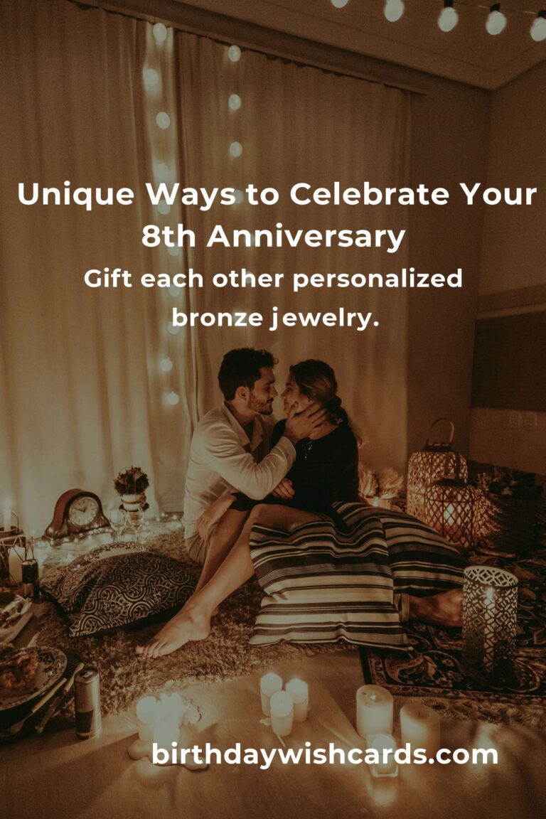 Creative 8th Anniversary Ideas for Couples to Celebrate Love