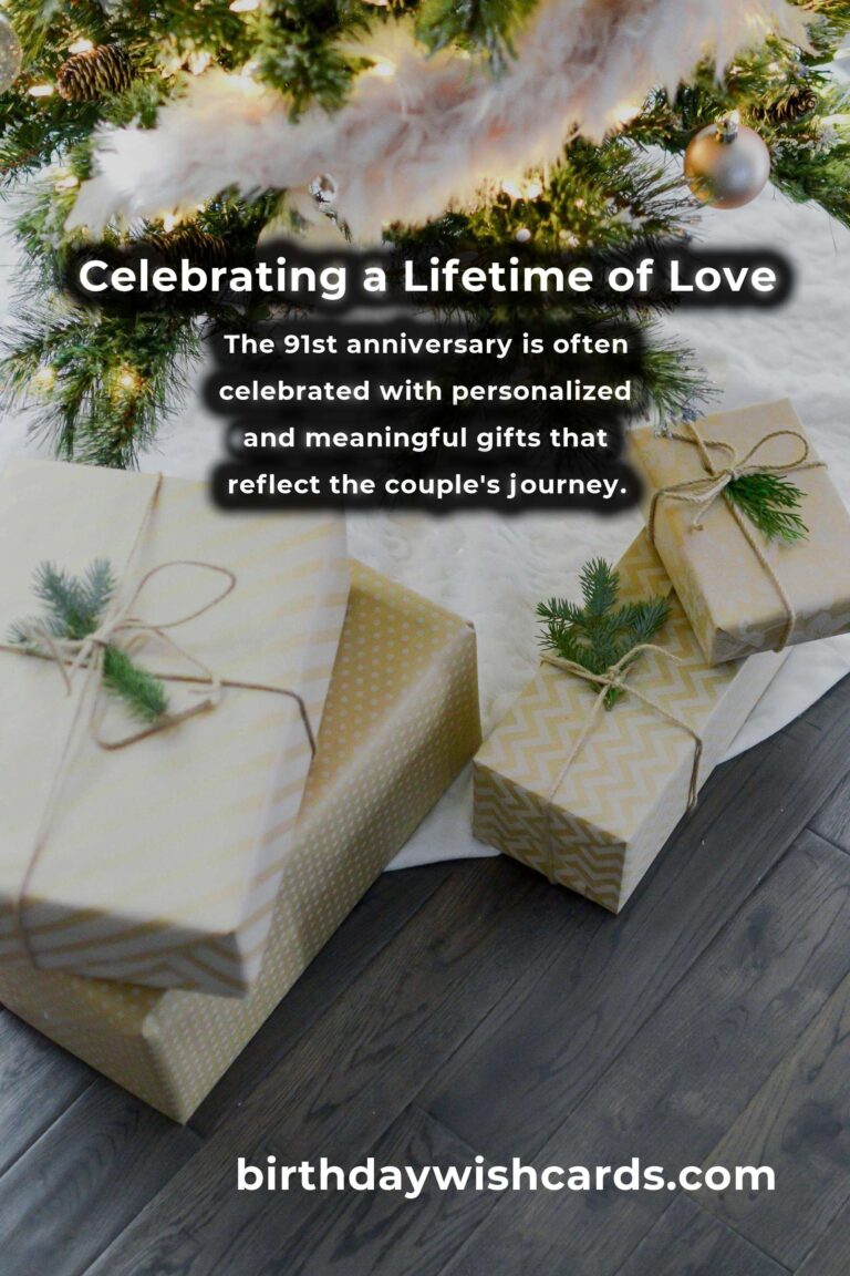 Creative 91st Anniversary Gift Ideas for Couples: Celebrating a Lifetime of Love