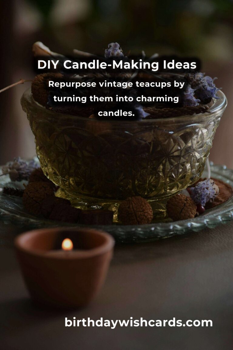 Creative DIY Candle-Making Ideas for a Cozy Home Ambiance