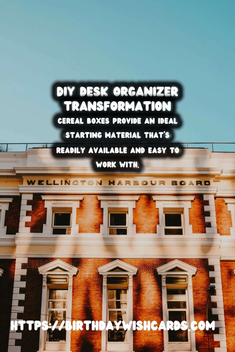 Creative DIY Desk Organizers: Transforming Cereal Boxes