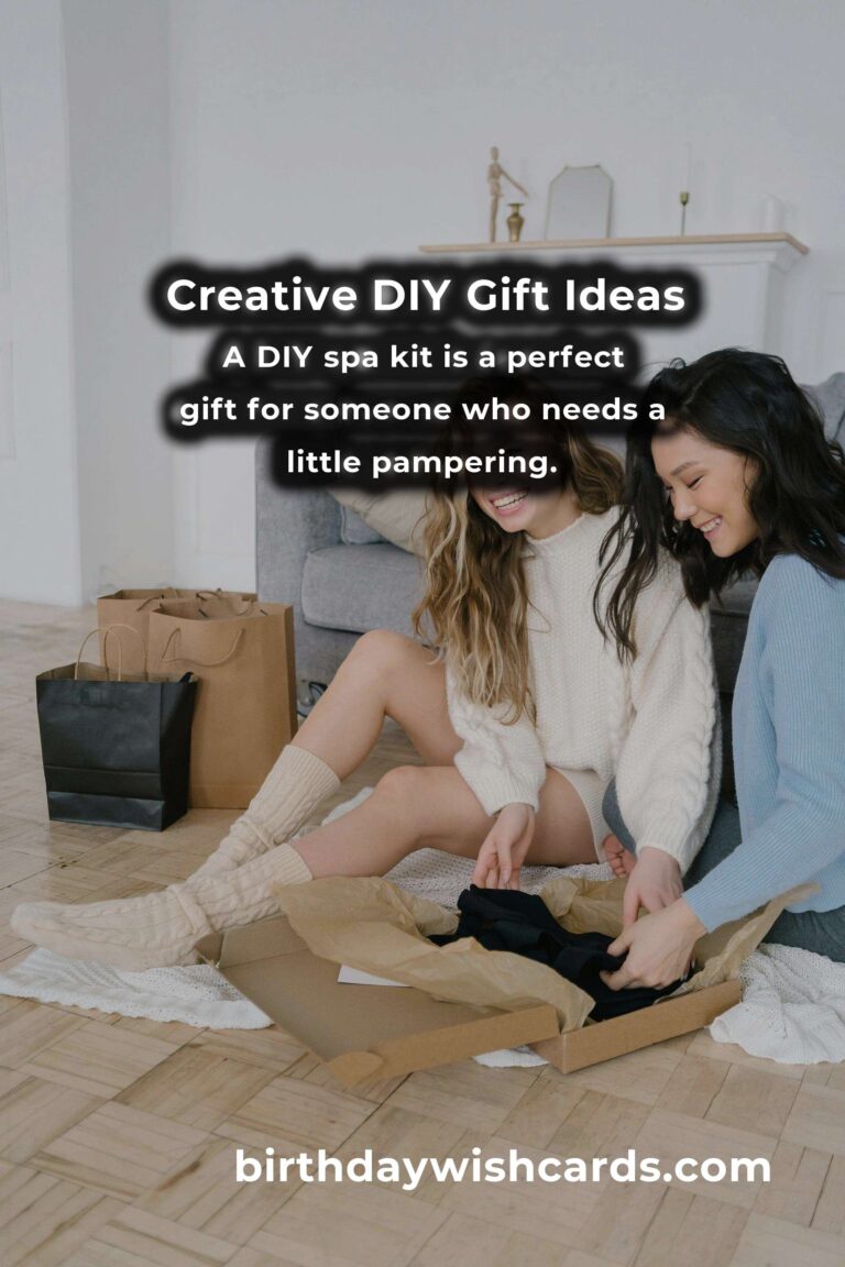 Creative DIY Gift Ideas for Thoughtful Presents