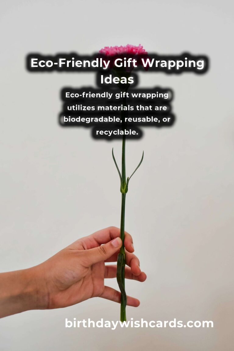 Creative DIY Gift Wrapping Ideas for Eco-Conscious Gifting
