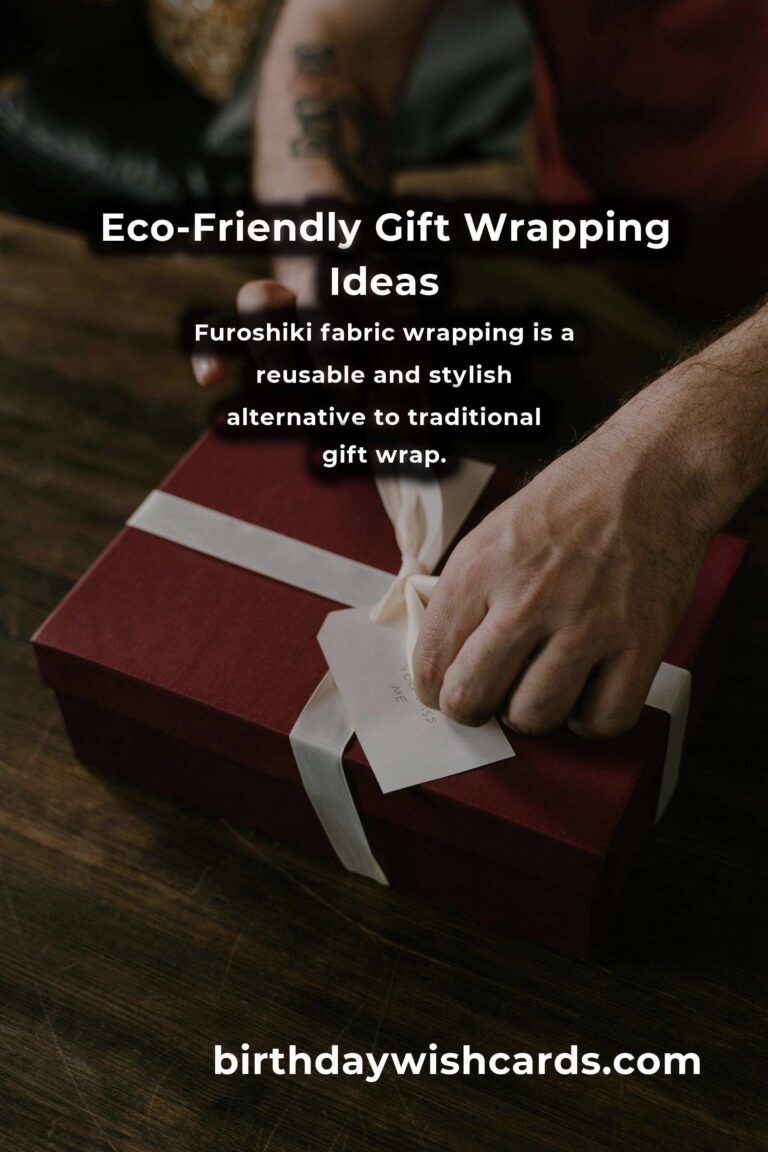 Creative DIY Gift Wrapping Ideas for Eco-Conscious Gifting