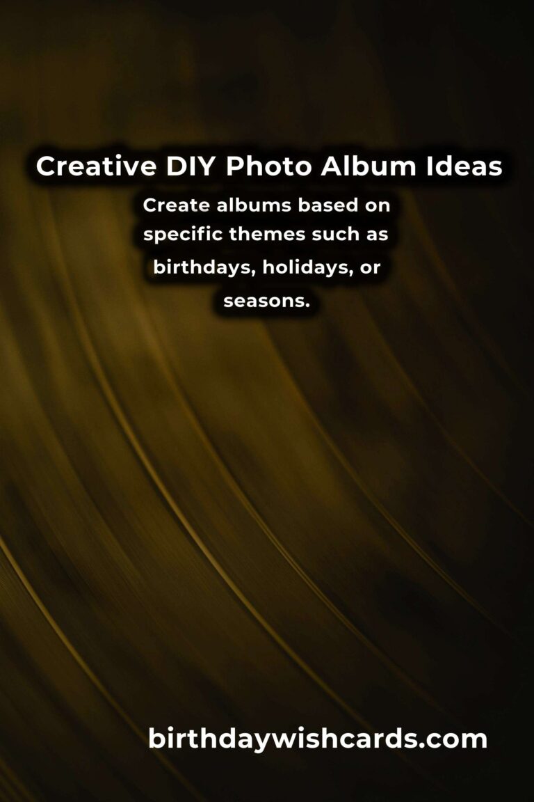 Creative DIY Photo Album Ideas to Preserve Cherished Memories