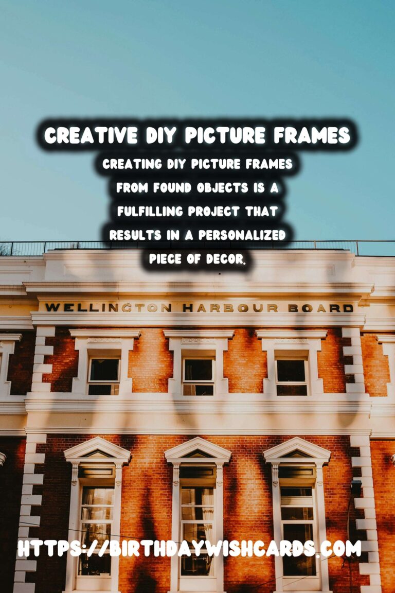 Creative DIY Picture Frames Made from Found Objects