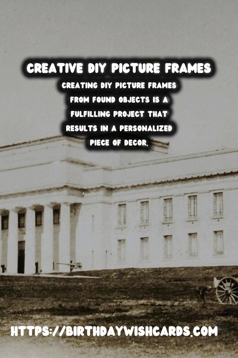 Creative DIY Picture Frames Made from Found Objects