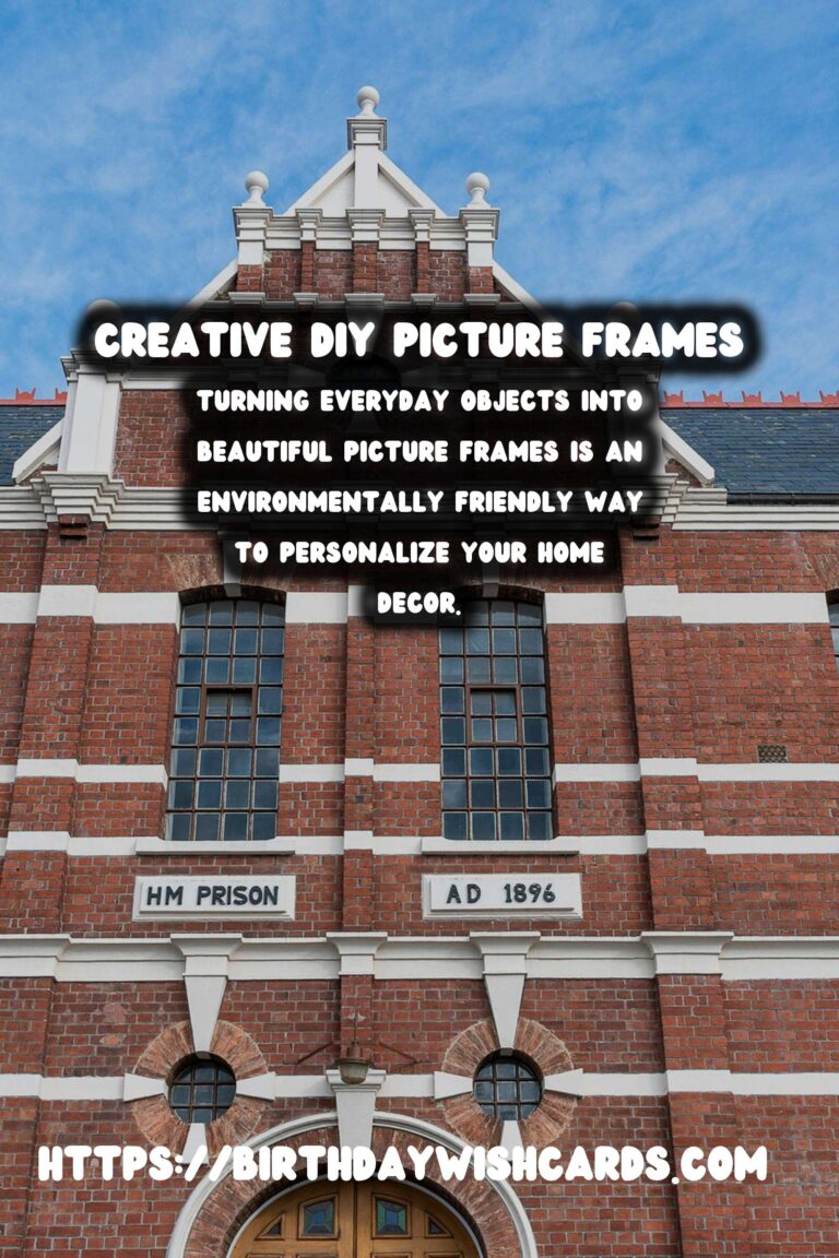 Creative DIY Picture Frames Made from Found Objects