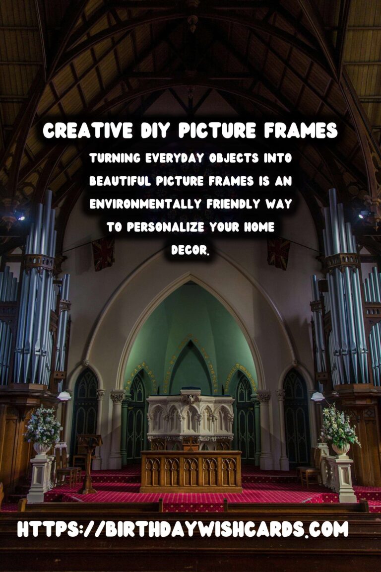 Creative DIY Picture Frames Made from Found Objects