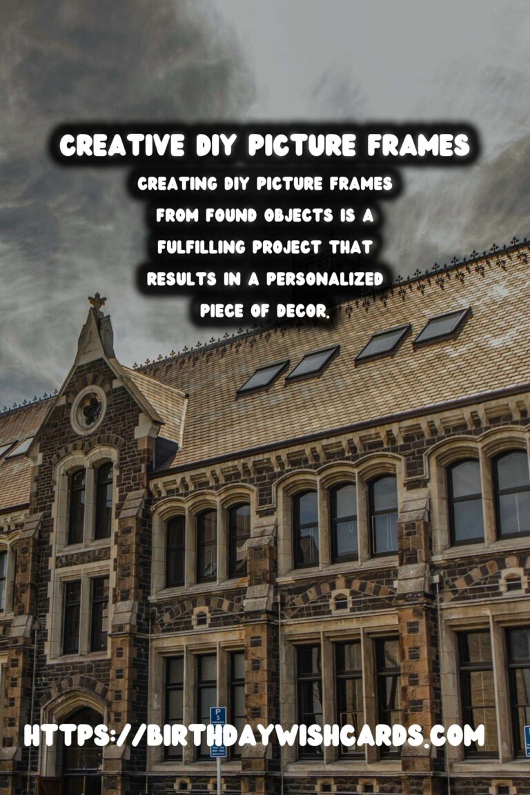 Creative DIY Picture Frames Made from Found Objects