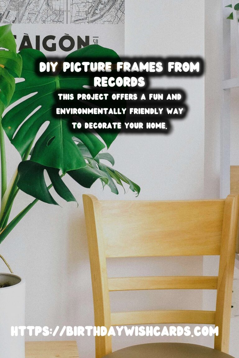 Creative DIY Picture Frames from Old Records